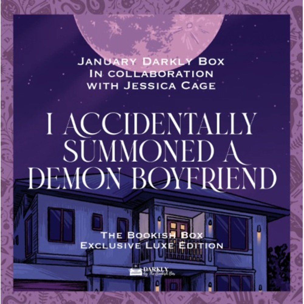I Accidentally Summoned a Demon Boyfriend Jessica Cage Darkly Bookish Box Signed - Picture 6 of 7